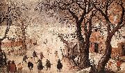 Hendrick Avercamp Winter Landscape oil on canvas